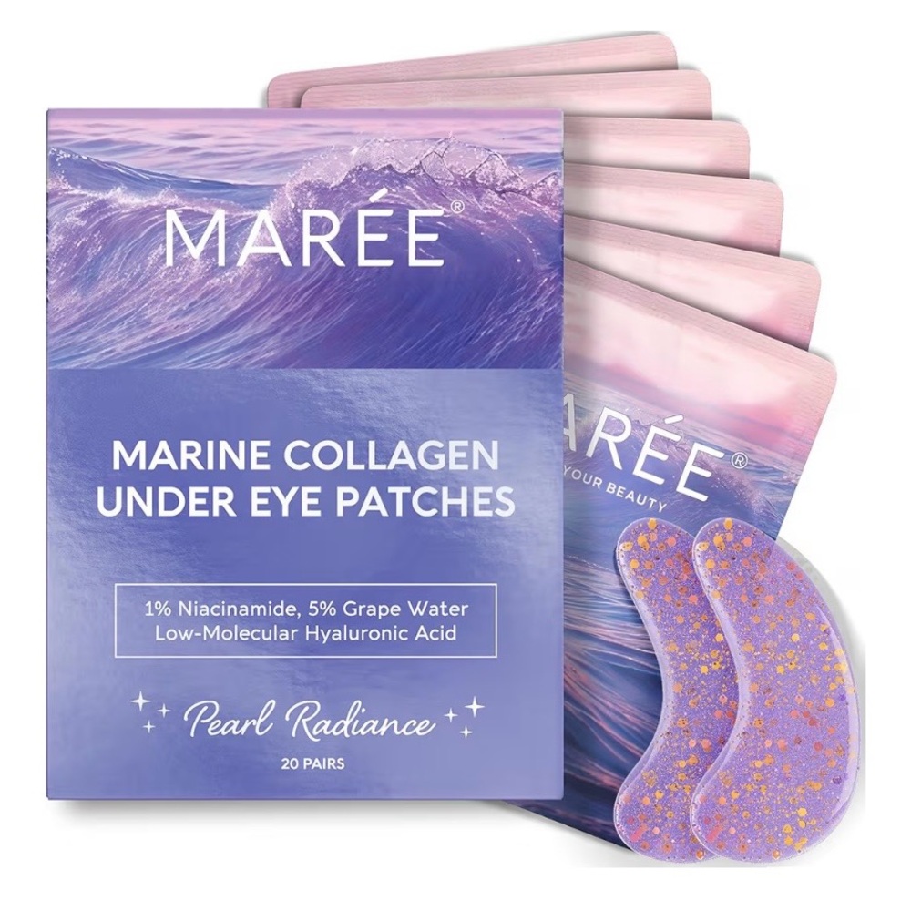 Marine Collagen Under Eye‎ Patches - Purple box of 20